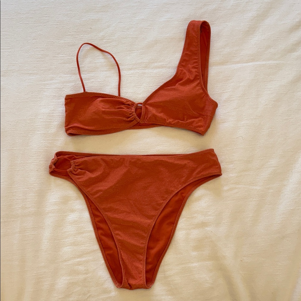 Zara Burnt Orange Bikini Set